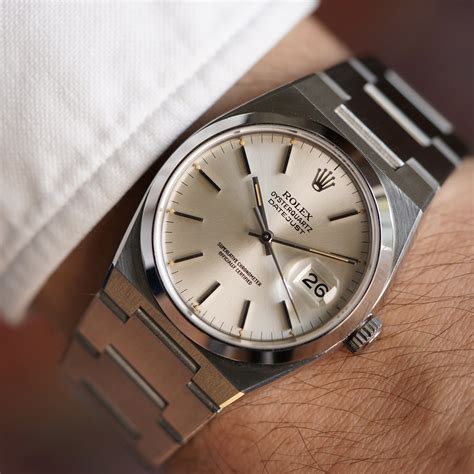 rolex quartz on wrist|Rolex quartz vintage.